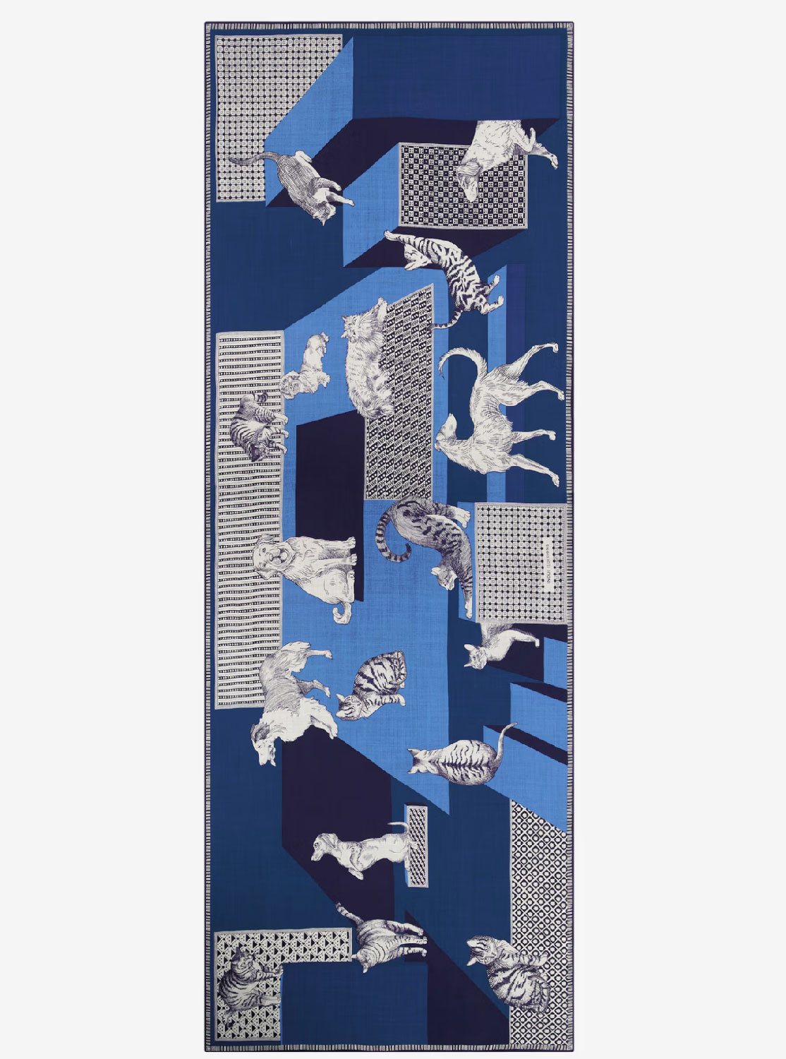 INOUI EDITIONS - 70 Les Cheris Scarf in Blue