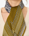 INOUI EDITIONS - CHOUETTE 70 Square Scarf in Khaki