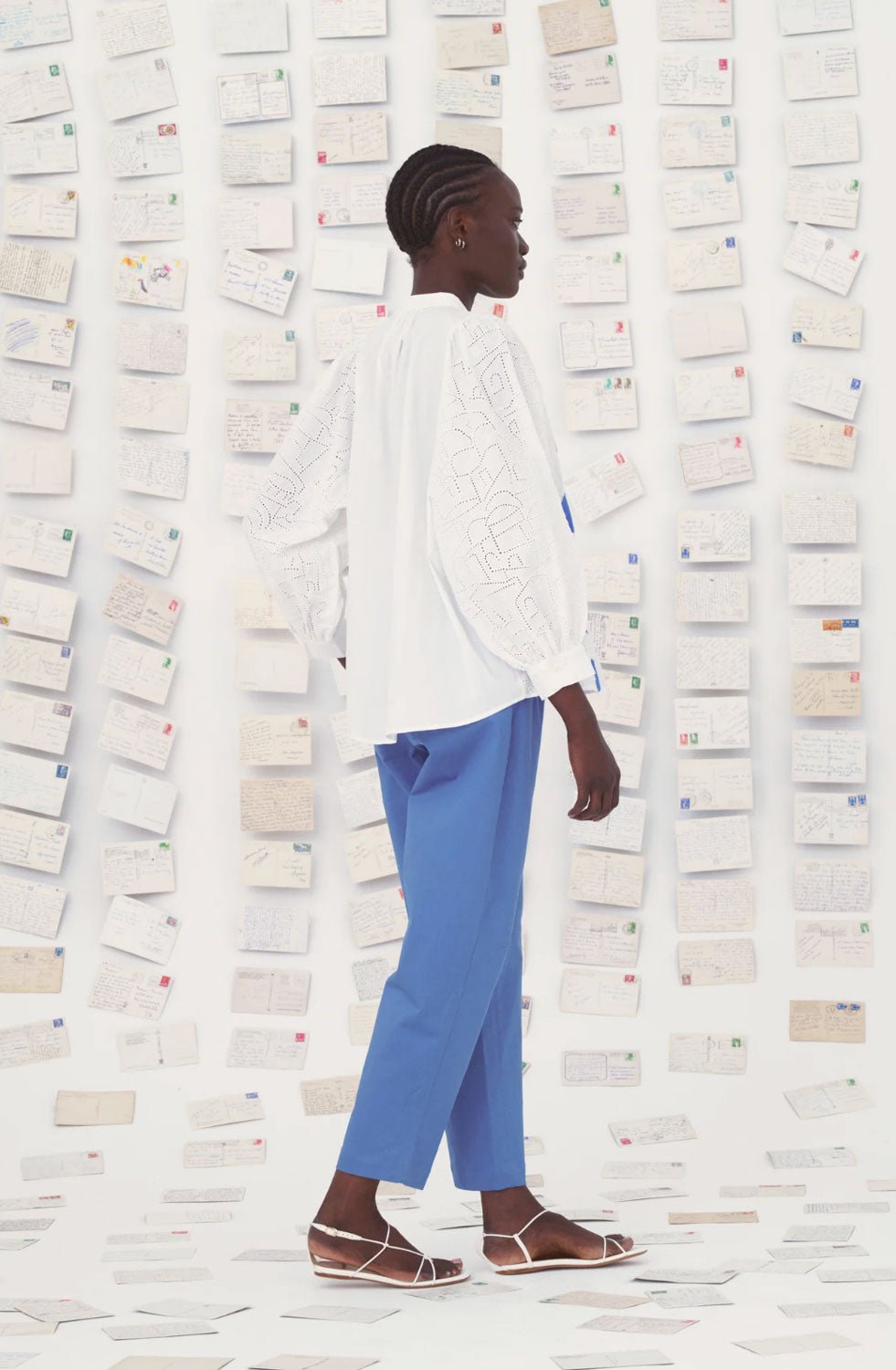 MII COLLECTION - Claudie Shirt in Blue Cyclades