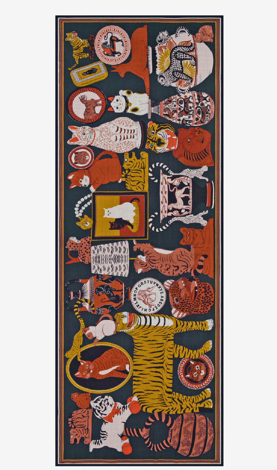 INOUI EDITIONS - 70 Collectionneur Scarf in Duck Blue