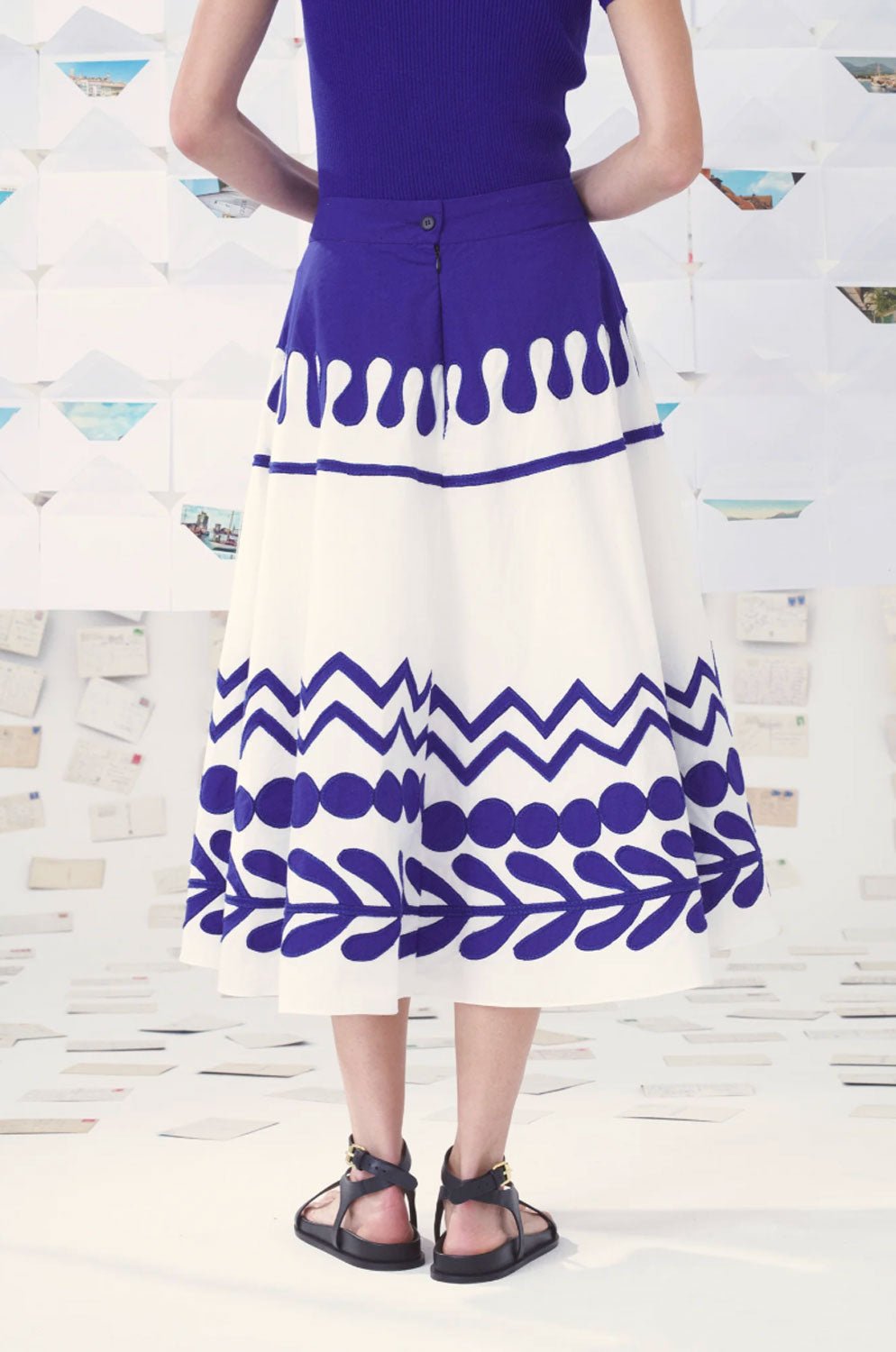 MII COLLECTION  -  SKIRT CORFU in Blue