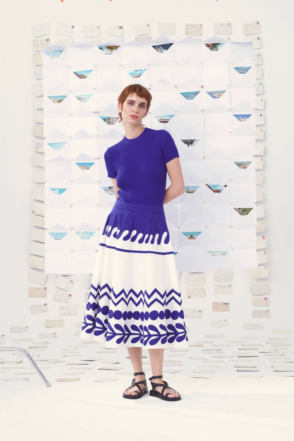 MII COLLECTION  -  SKIRT CORFU in Blue