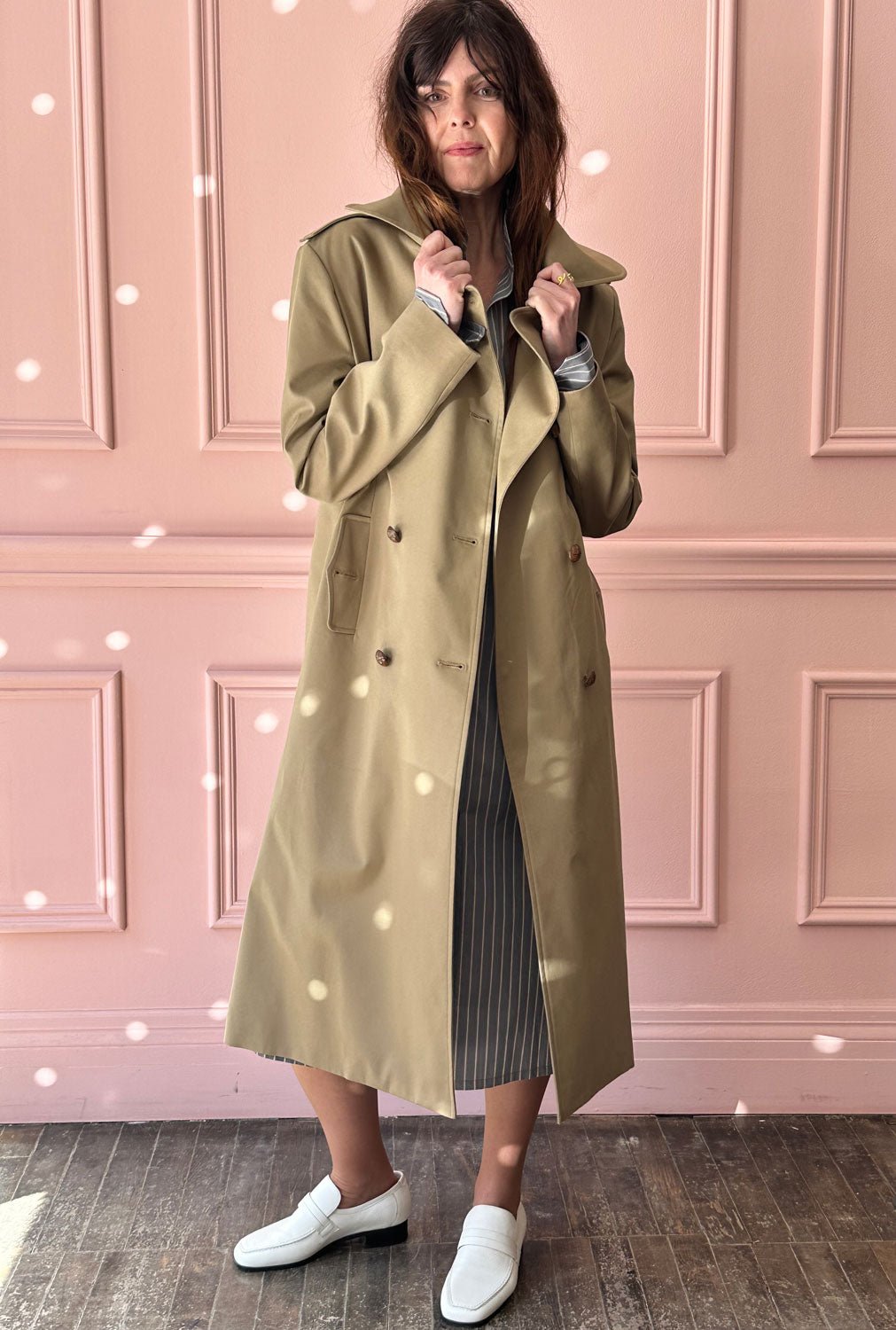 Les Prairies de Paris - Coat Corto in Khaki