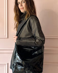 CHRISTIAN PEAU - 2-Way Tote in Black Patent Leather