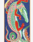 INOUI EDITIONS - Croco 100 Scarf in Duck Blue