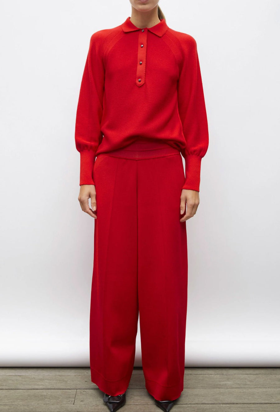 MOLLI - DIDI Pullover in Bright Red