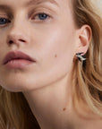 Wouters & Hendrix - SINGLE Small DAD Onyx Stud Earring in Silver