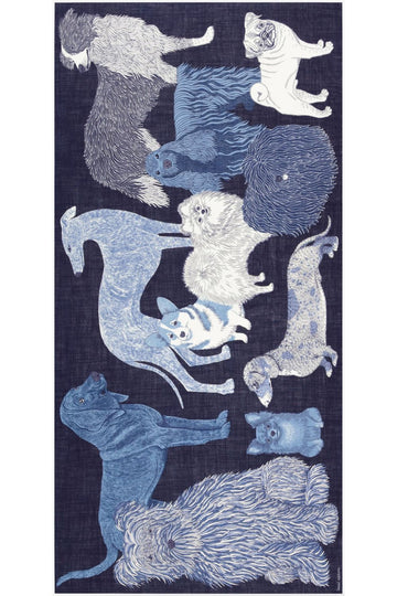 INOUI EDITIONS - Toutou 100 Scarf in Navy