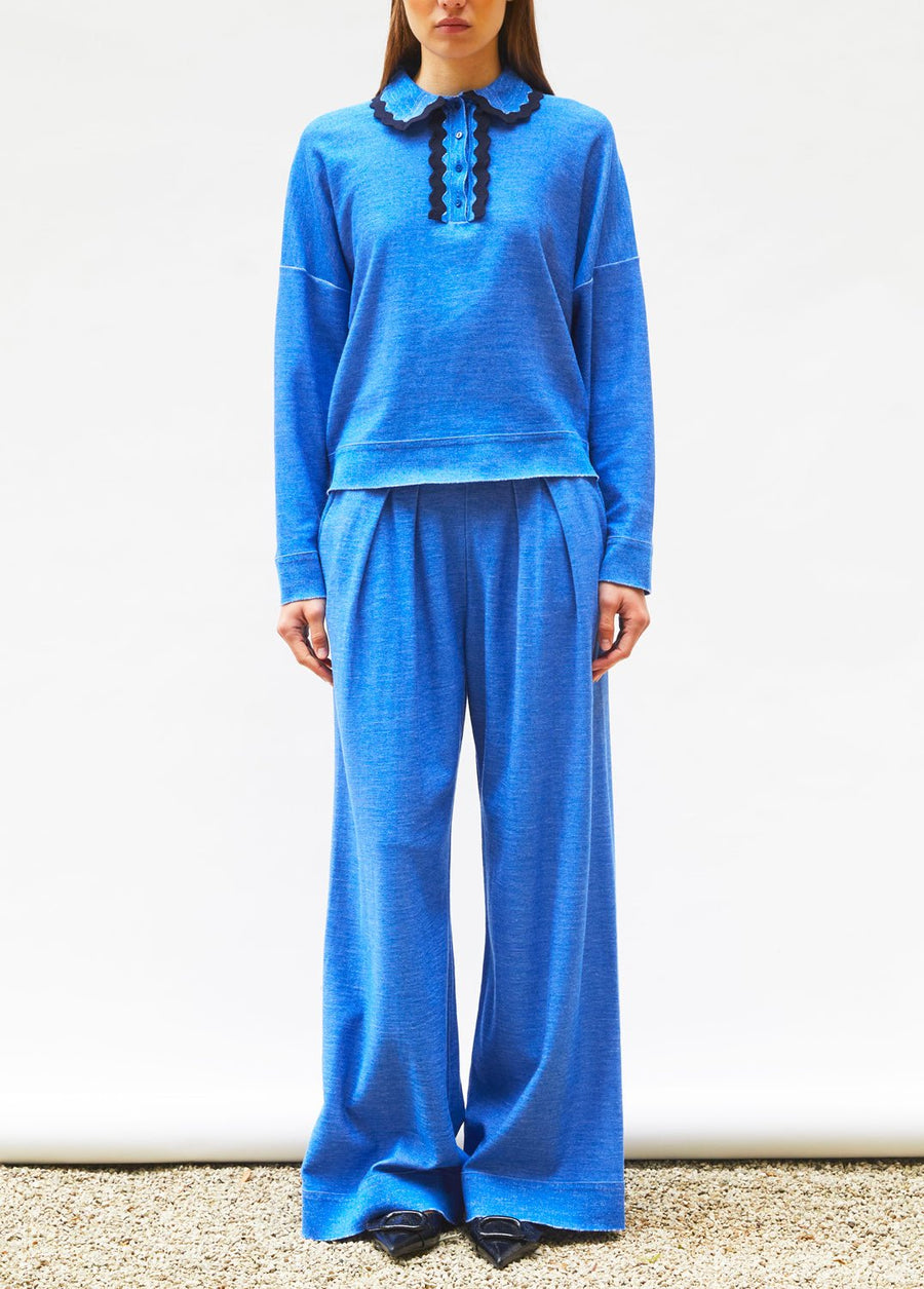 MOLLI - Lauren Pants in Royal Blue Denim