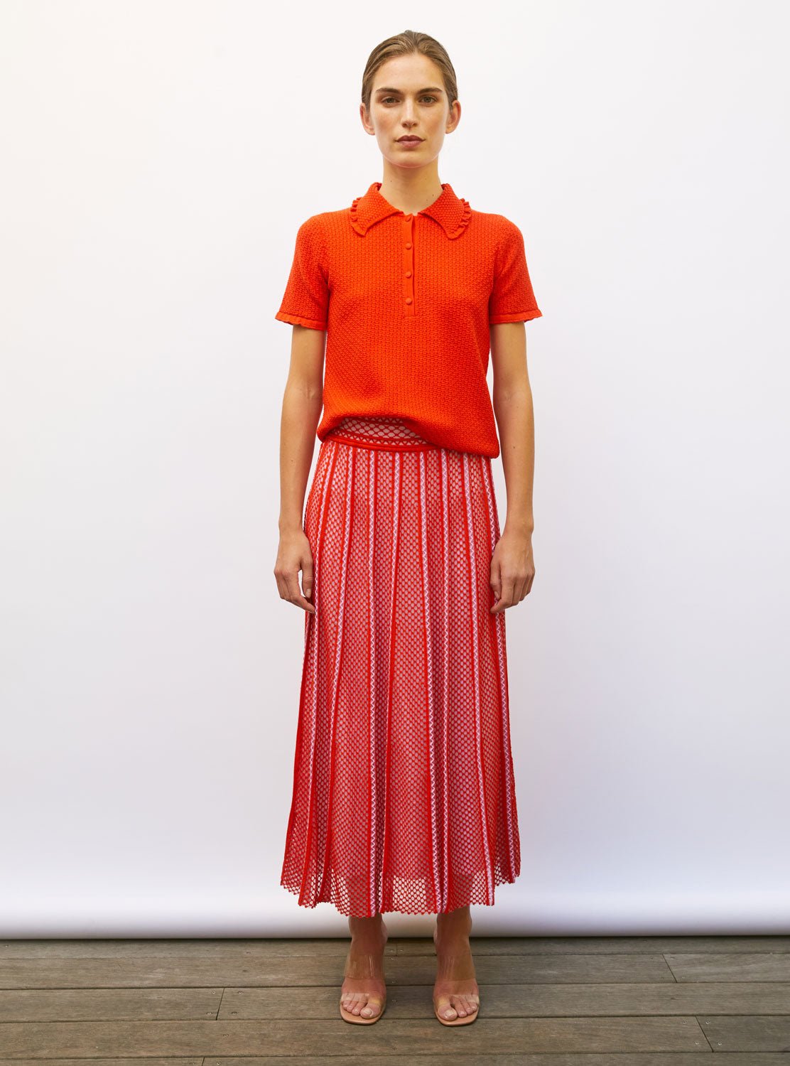 MOLLI - Skirt ELEGANTE in Blood Orange - Pink