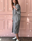 LES PRAIRIES DE PARIS - Robe Encre in Navy Stripes