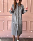 LES PRAIRIES DE PARIS - Robe Encre in Navy Stripes