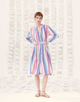 MII COLLECTION - EOS Dress in Pink Stripes