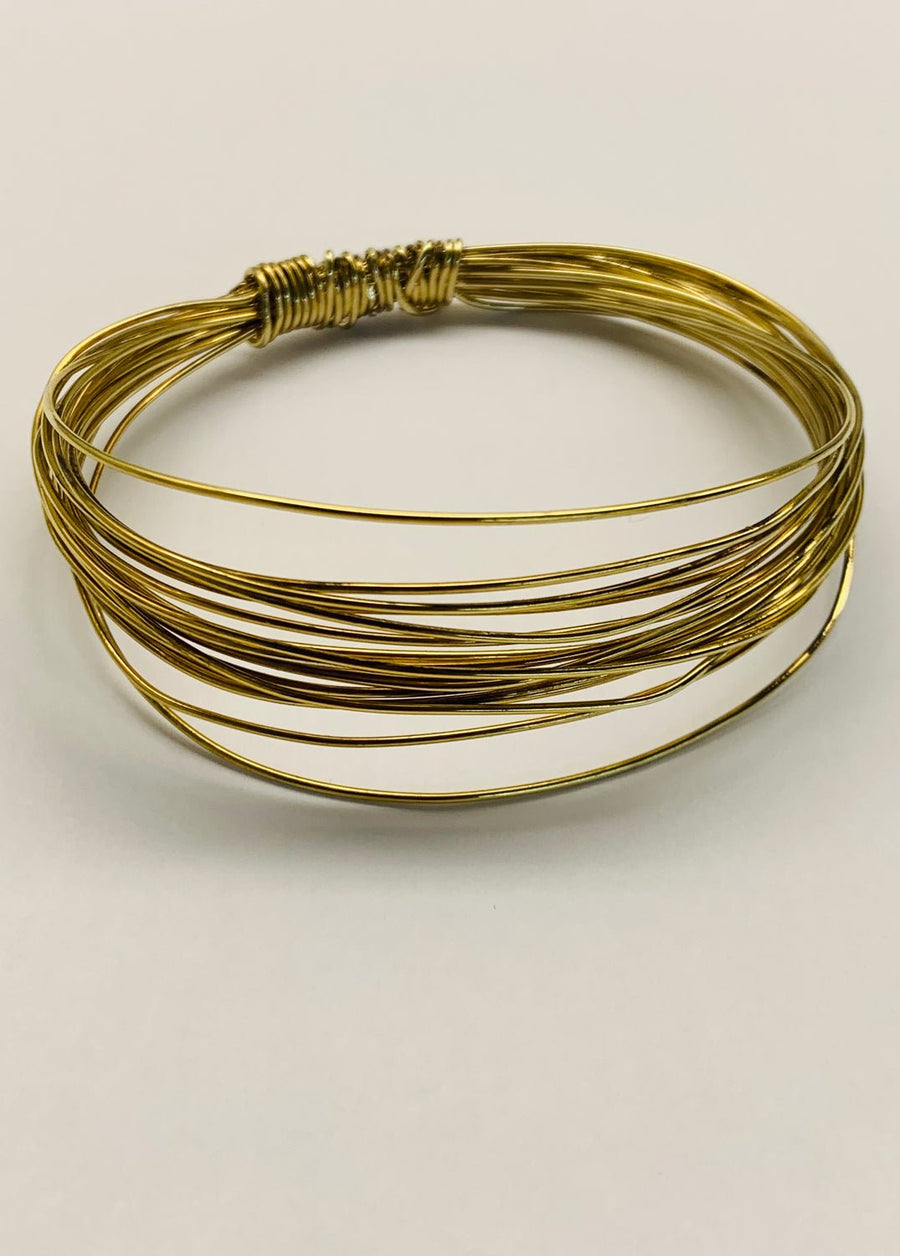 FLORENTIS - Hoop Bracelet in 18k Gold Vermeil