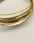 FLORENTIS - Hoop Bracelet in 18k Gold Vermeil