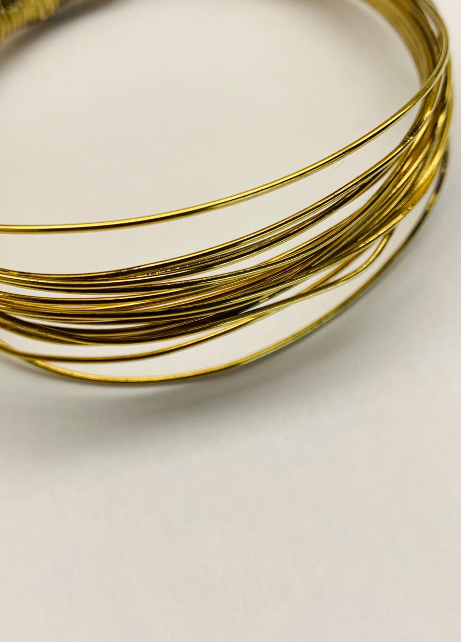 FLORENTIS - Hoop Bracelet in 18k Gold Vermeil