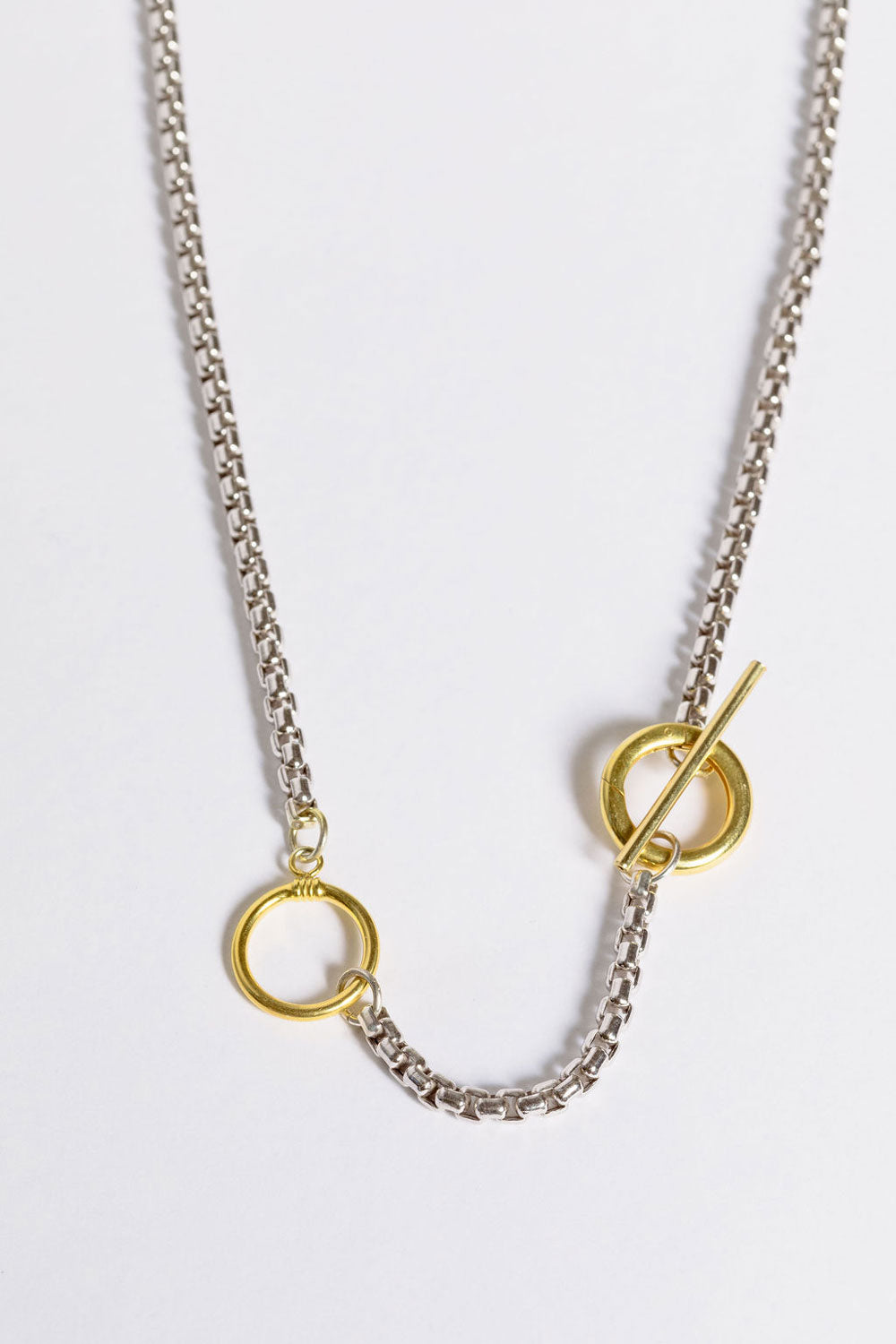 FLORENTIS - Double Loop Lariat in Sterling Silver
