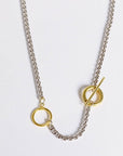 FLORENTIS - Double Loop Lariat in Sterling Silver