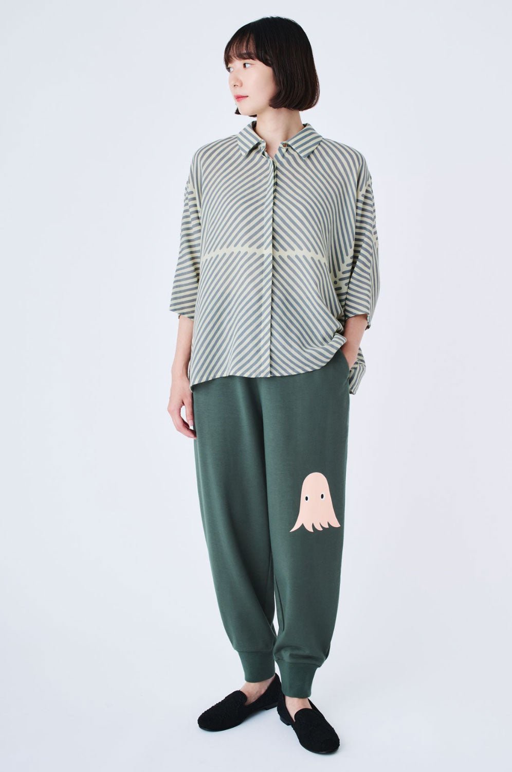 MINA PERHONEN - Troll Sweatpants in Green