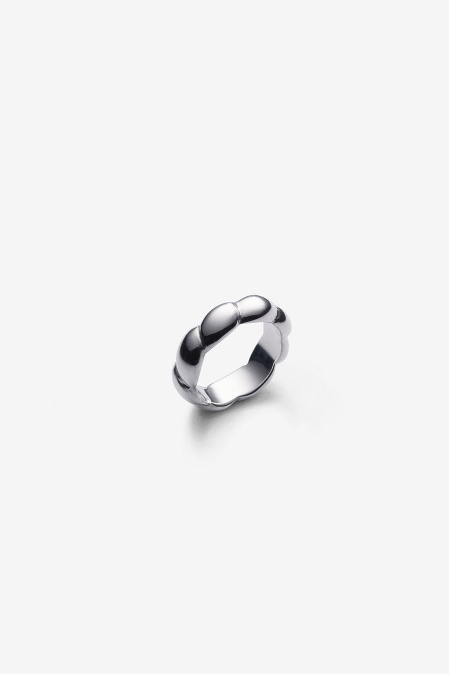 HELENA ROHNER - Thin Curly Ring in Silver