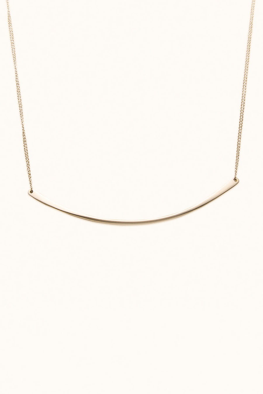 HELENA ROHNER - Fine Brass Bar Necklace in Gold