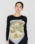 MANIPURI - Jardin D'Herbes Scarf in Grey