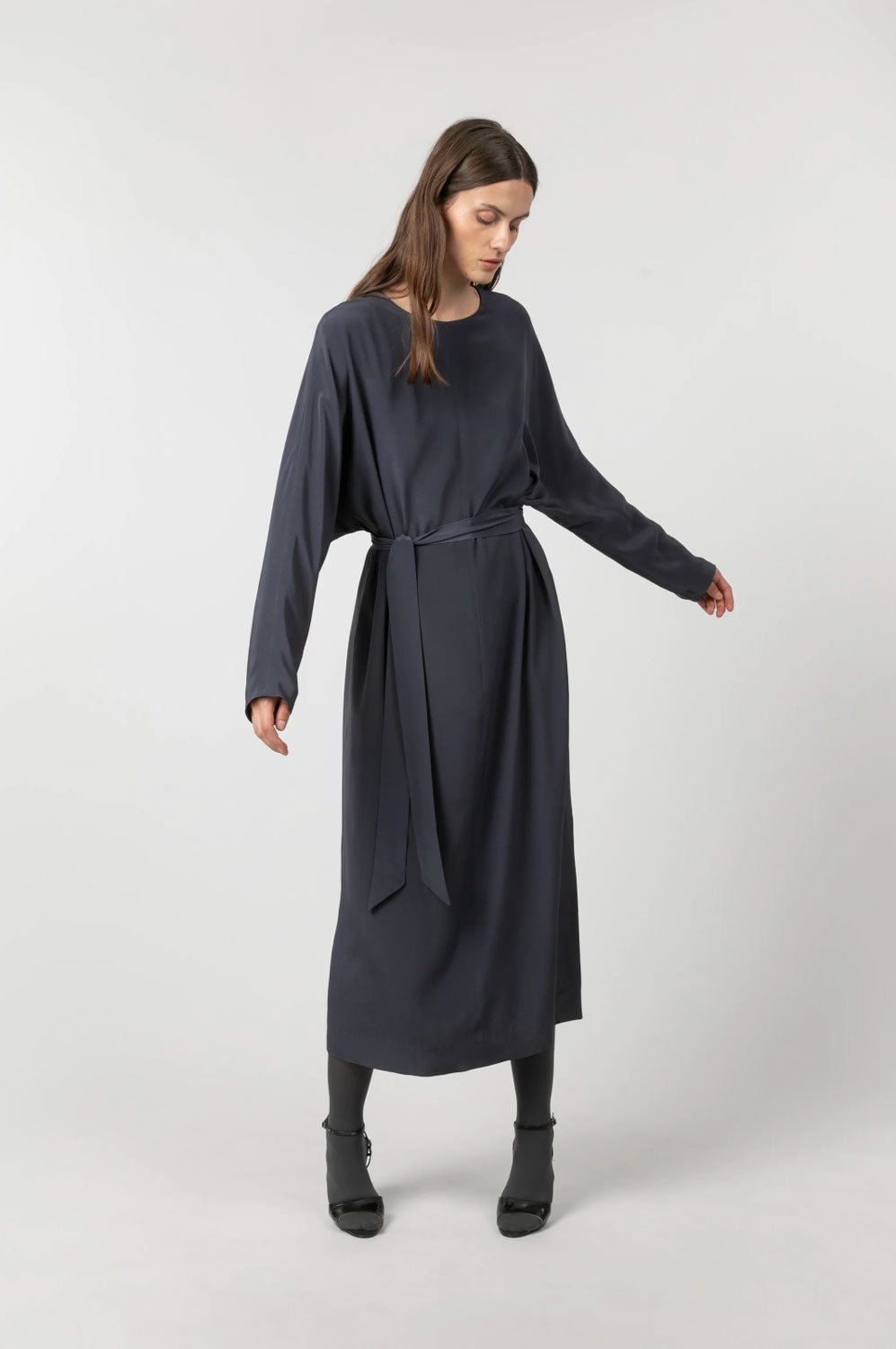 INDRESS - Arthur Dress in Slate