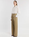 INDRESS - Poppy Japanese Denim Pants in Tan