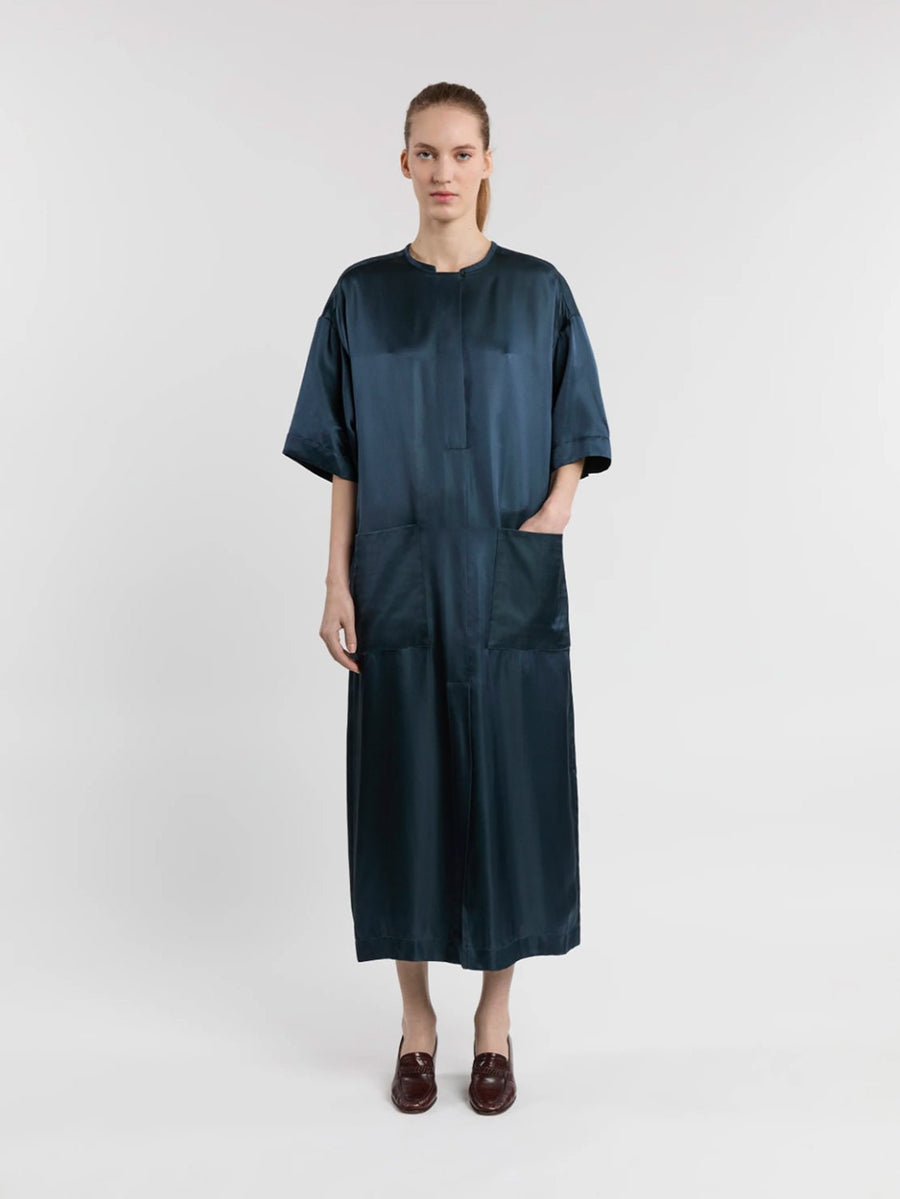 INDRESS - Violette Dress in Slate Blue