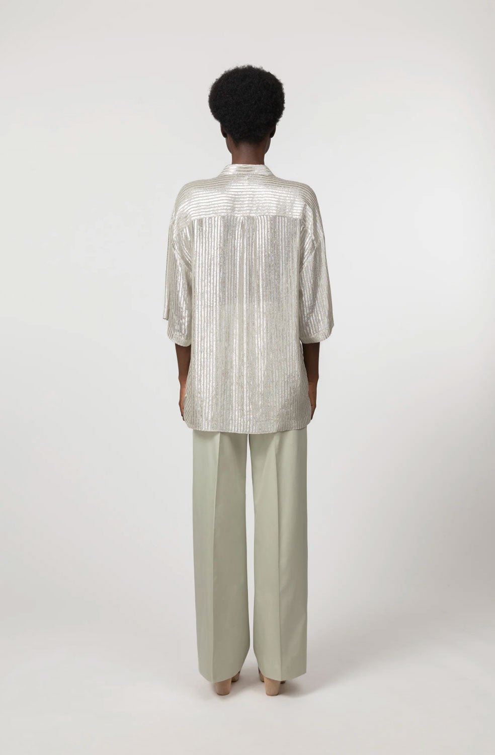 INDRESS -Leeds Shirt in Silver