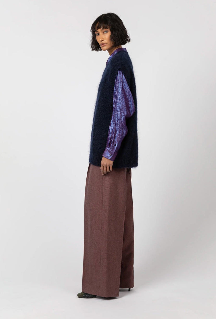 INDRESS - Hudson Sweater Vest in Navy