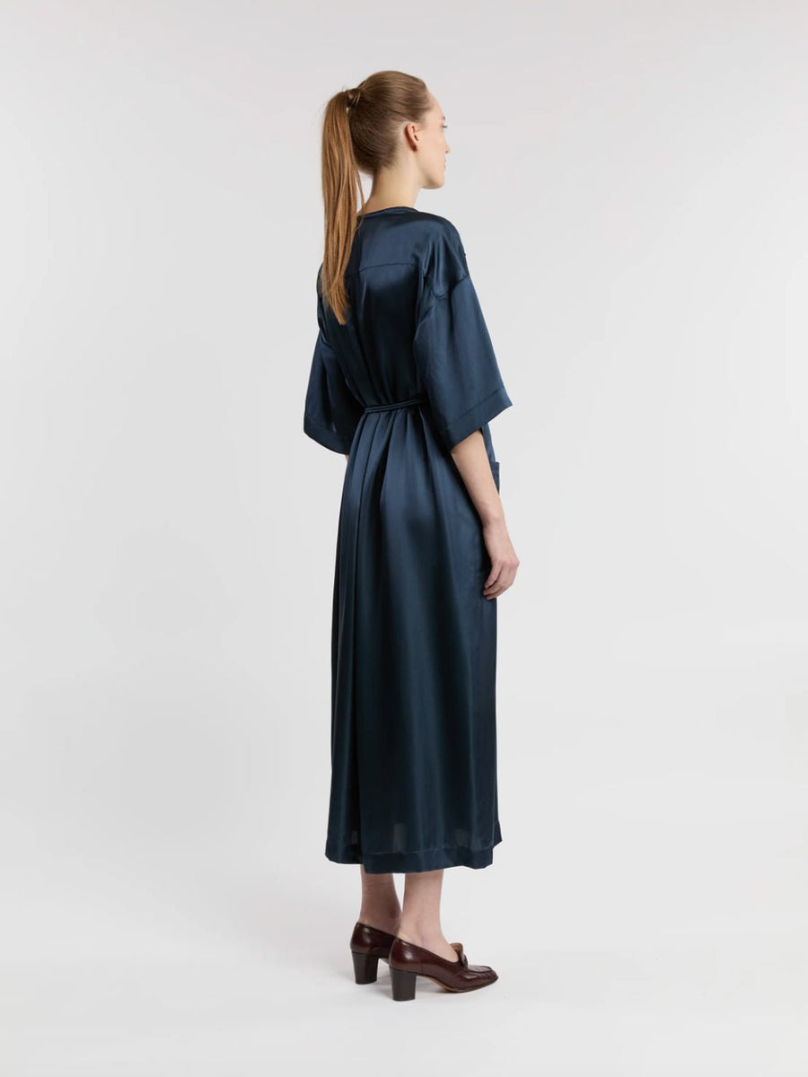 INDRESS - Violette Dress in Slate Blue