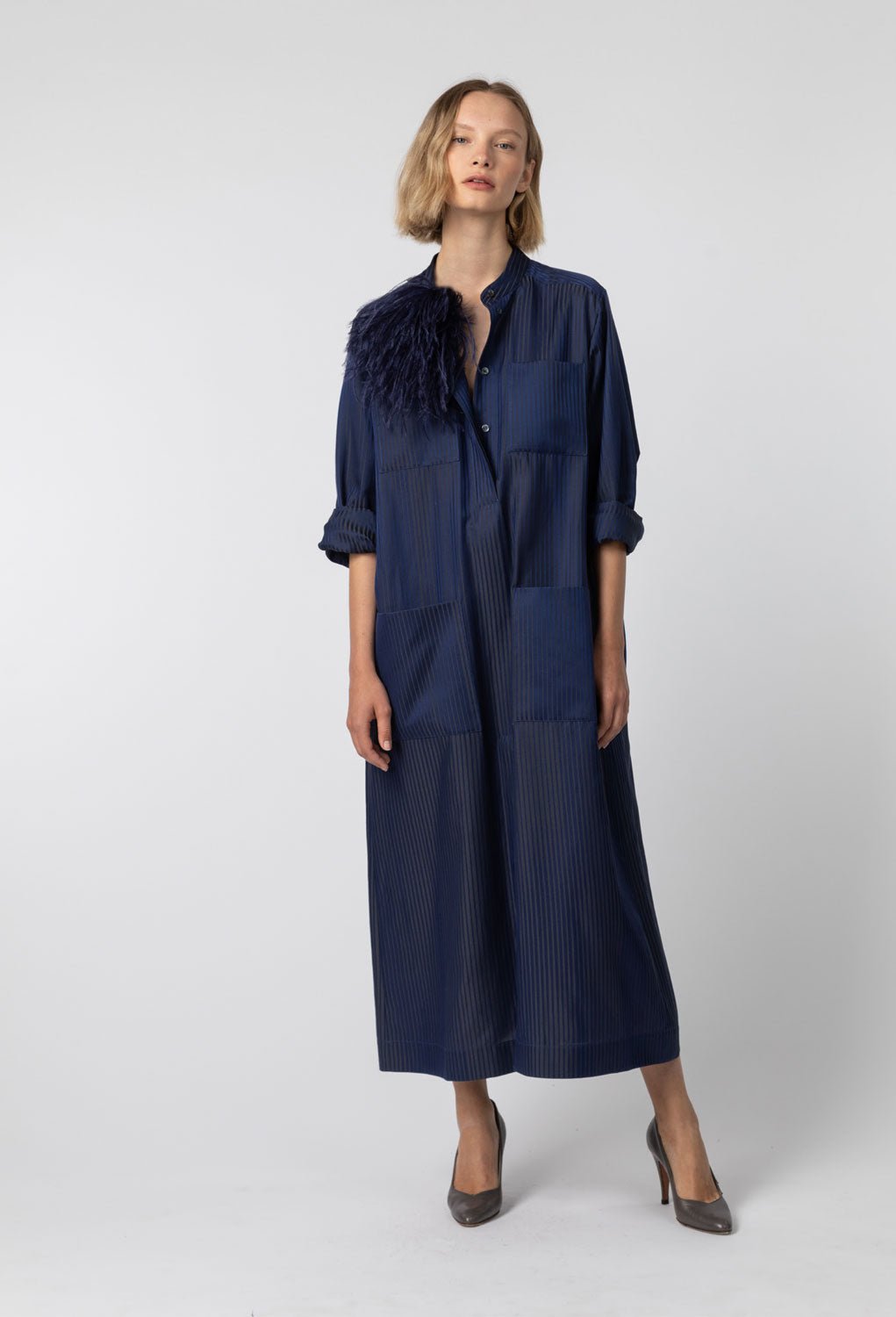 INDRESS - Birmingham Dress in Navy
