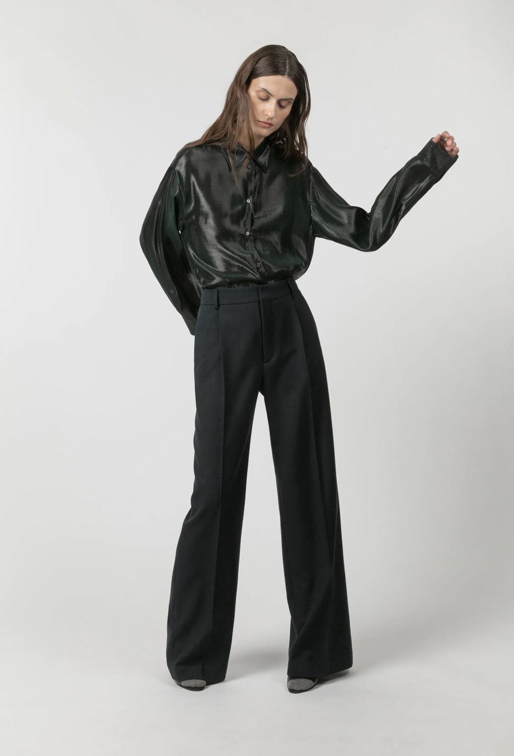 INDRESS - Camille Shirt in Black