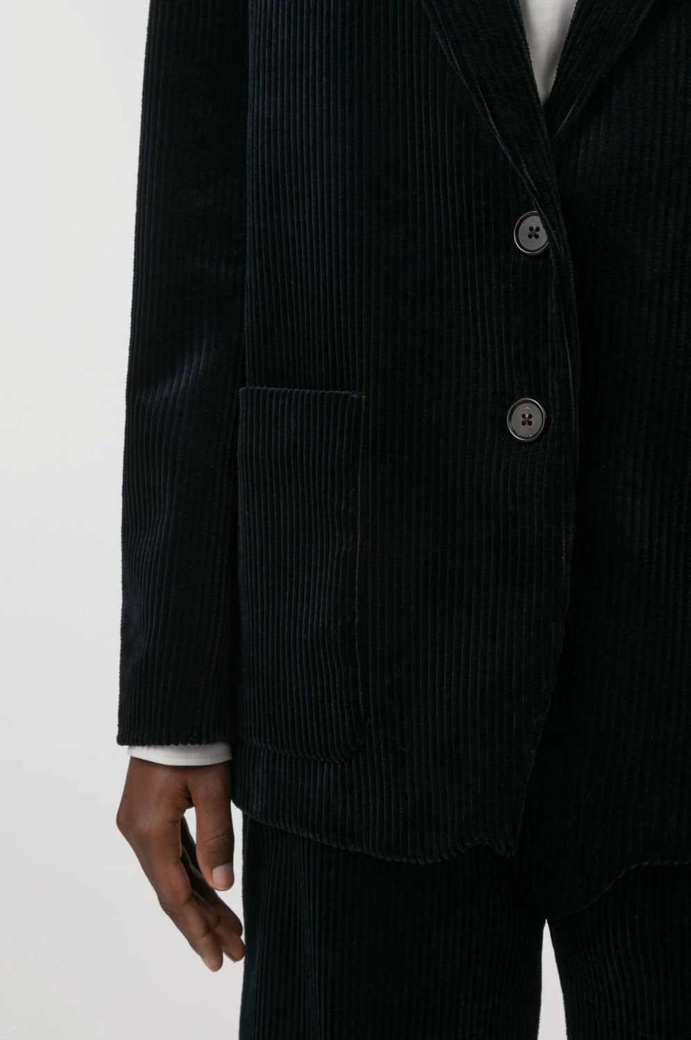 INDRESS - Tomy Corduroy Jacket in Navy