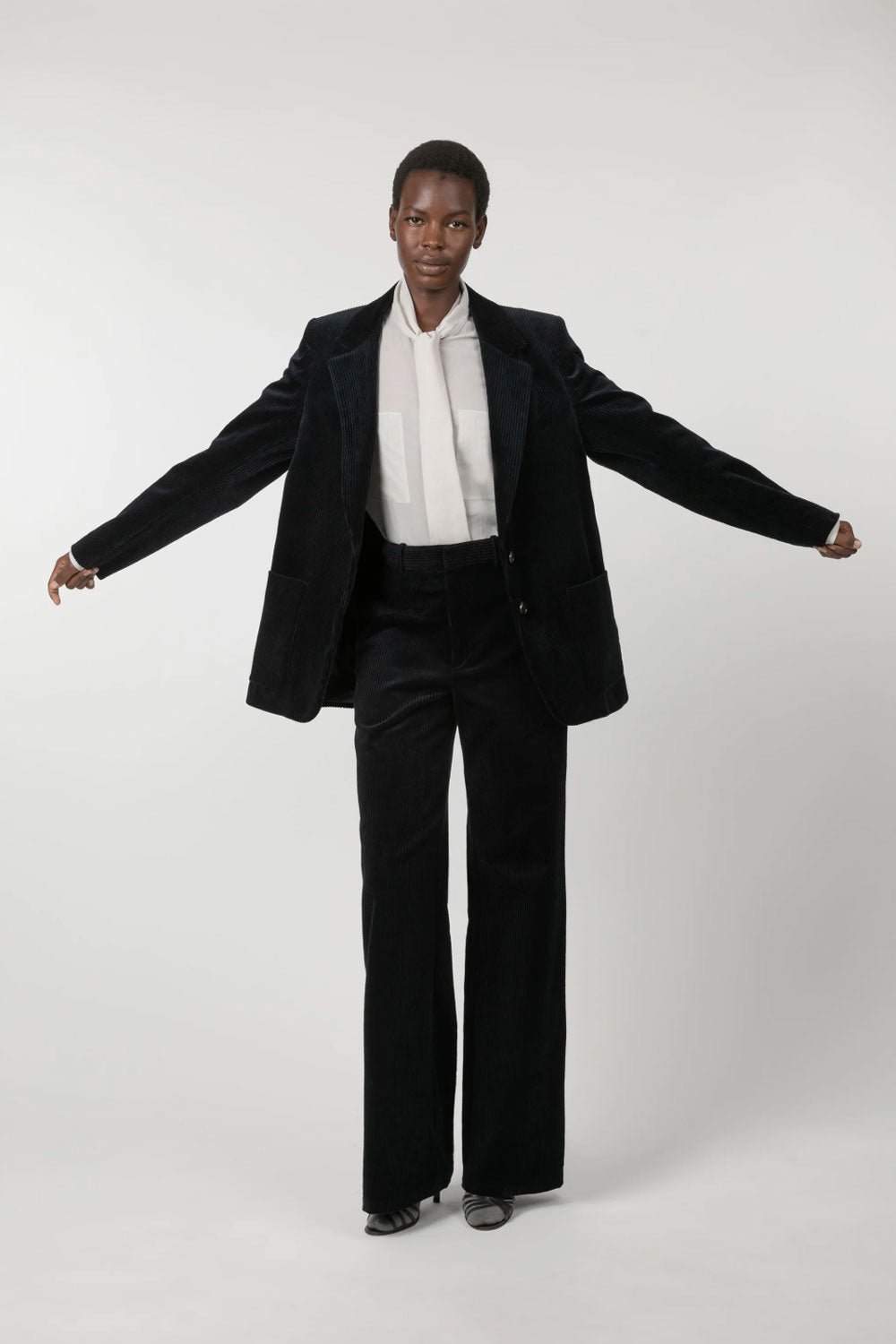 INDRESS - Tomy Corduroy Jacket in Navy
