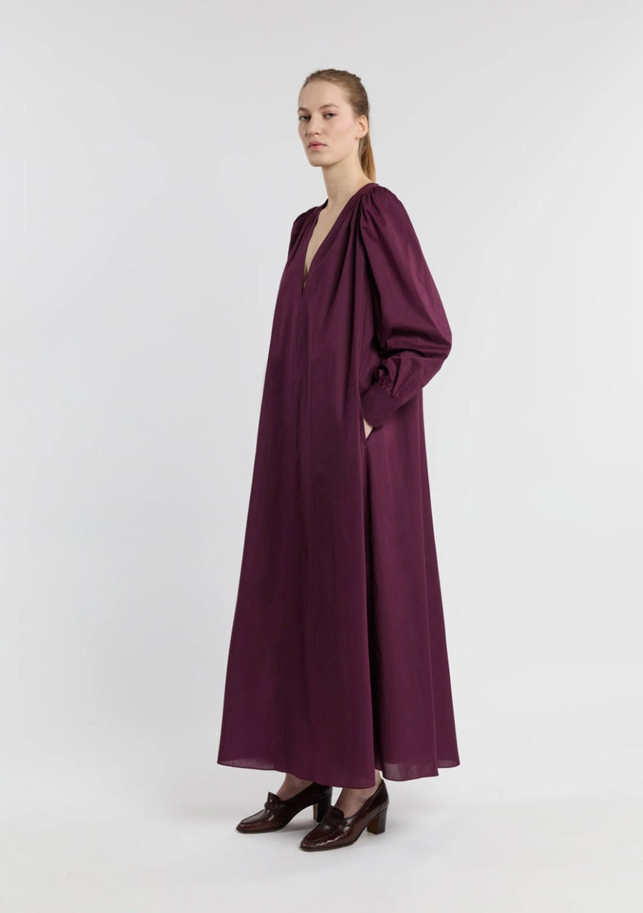 INDRESS - Tournesol Dress in Burgundy