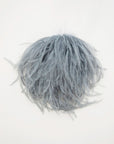 INDRESS - Feather Brooch/Headpiece in Aquamarine