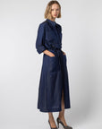 INDRESS - Birmingham Dress in Navy