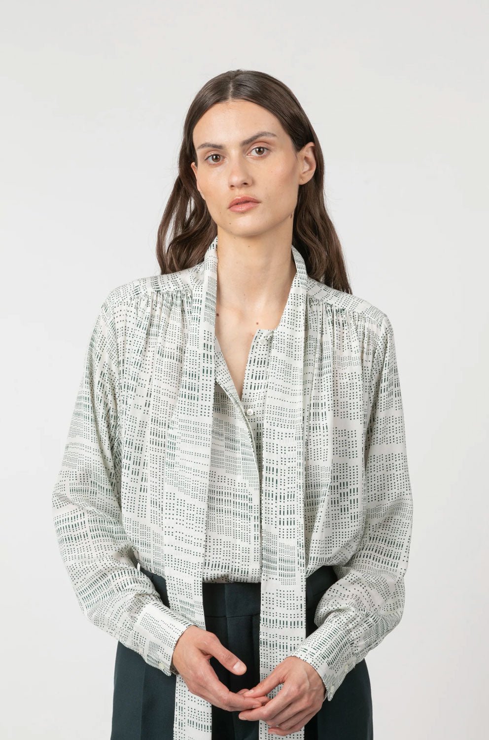INDRESS - Charlie Blouse in Ivory