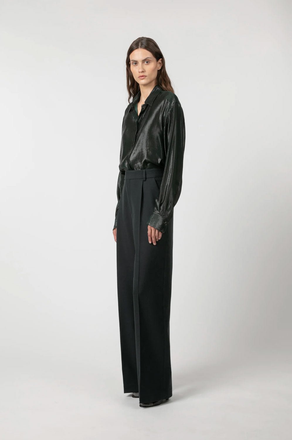 INDRESS - Edgar Pants in Dark Emerald