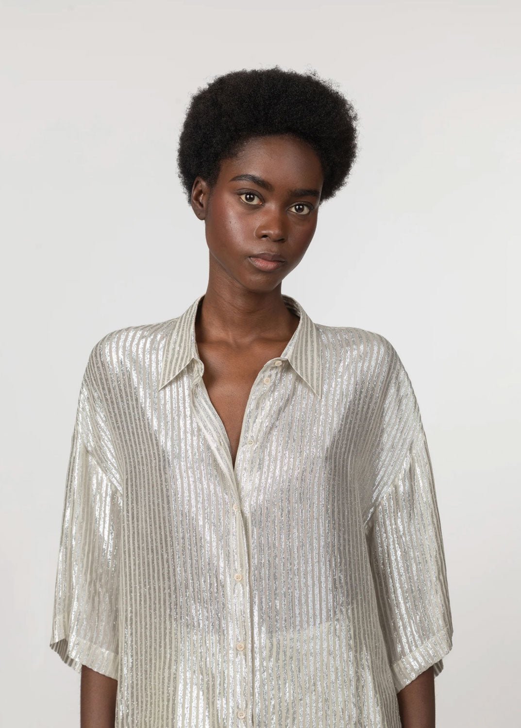 INDRESS -Leeds Shirt in Silver