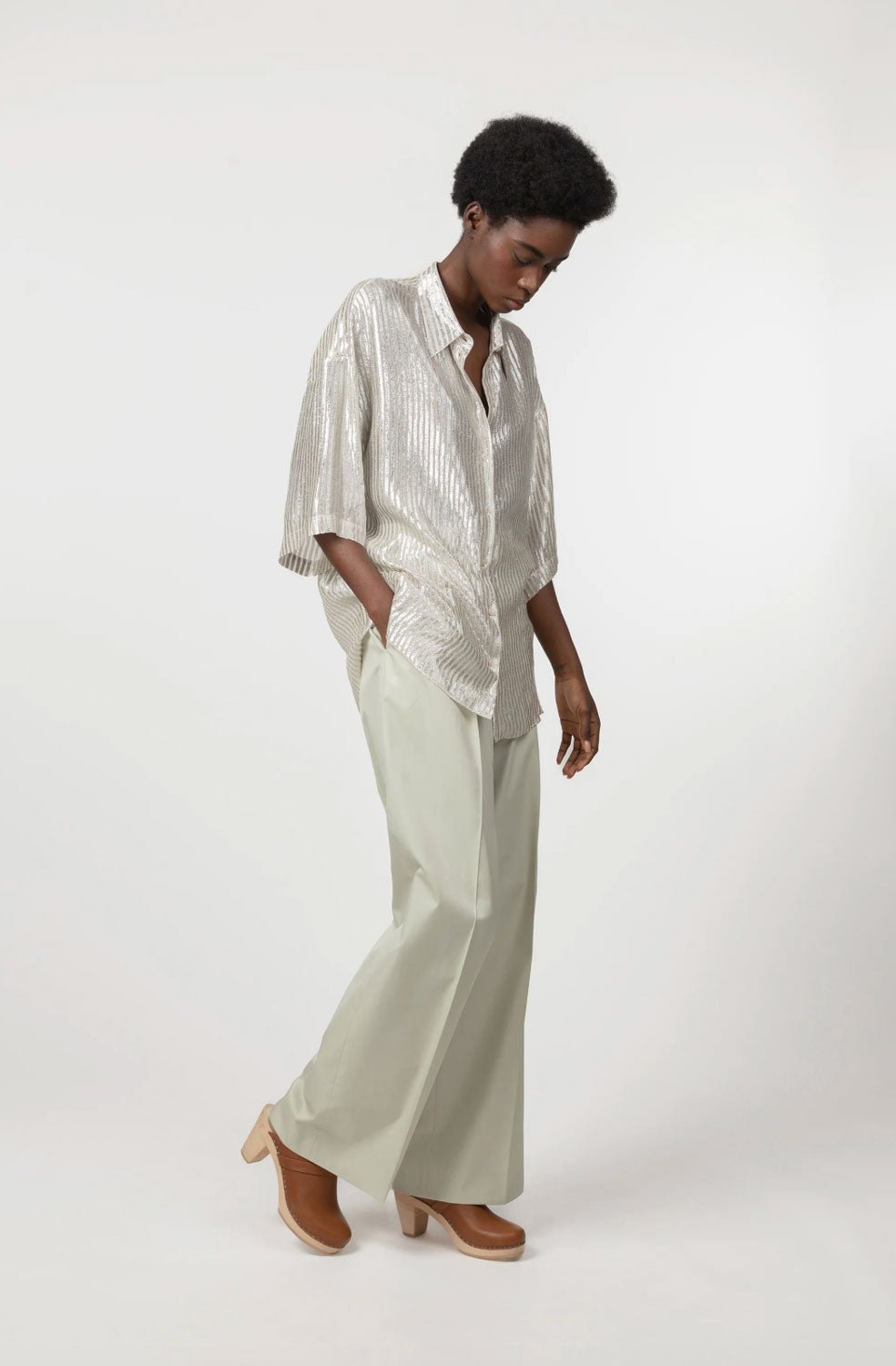 INDRESS -Leeds Shirt in Silver