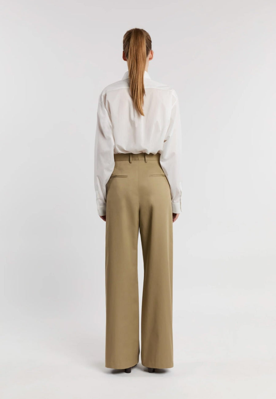 INDRESS - Poppy Japanese Denim Pants in Tan