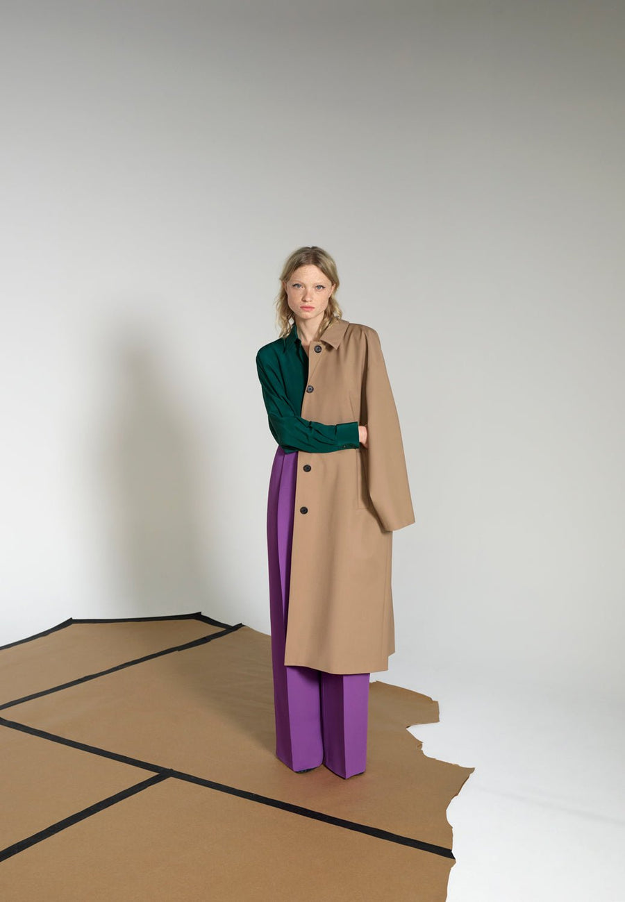 INDRESS - Po Trench Coat in Beige