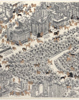 INOUI EDITIONS - Square Scarf 100 Central Park in White