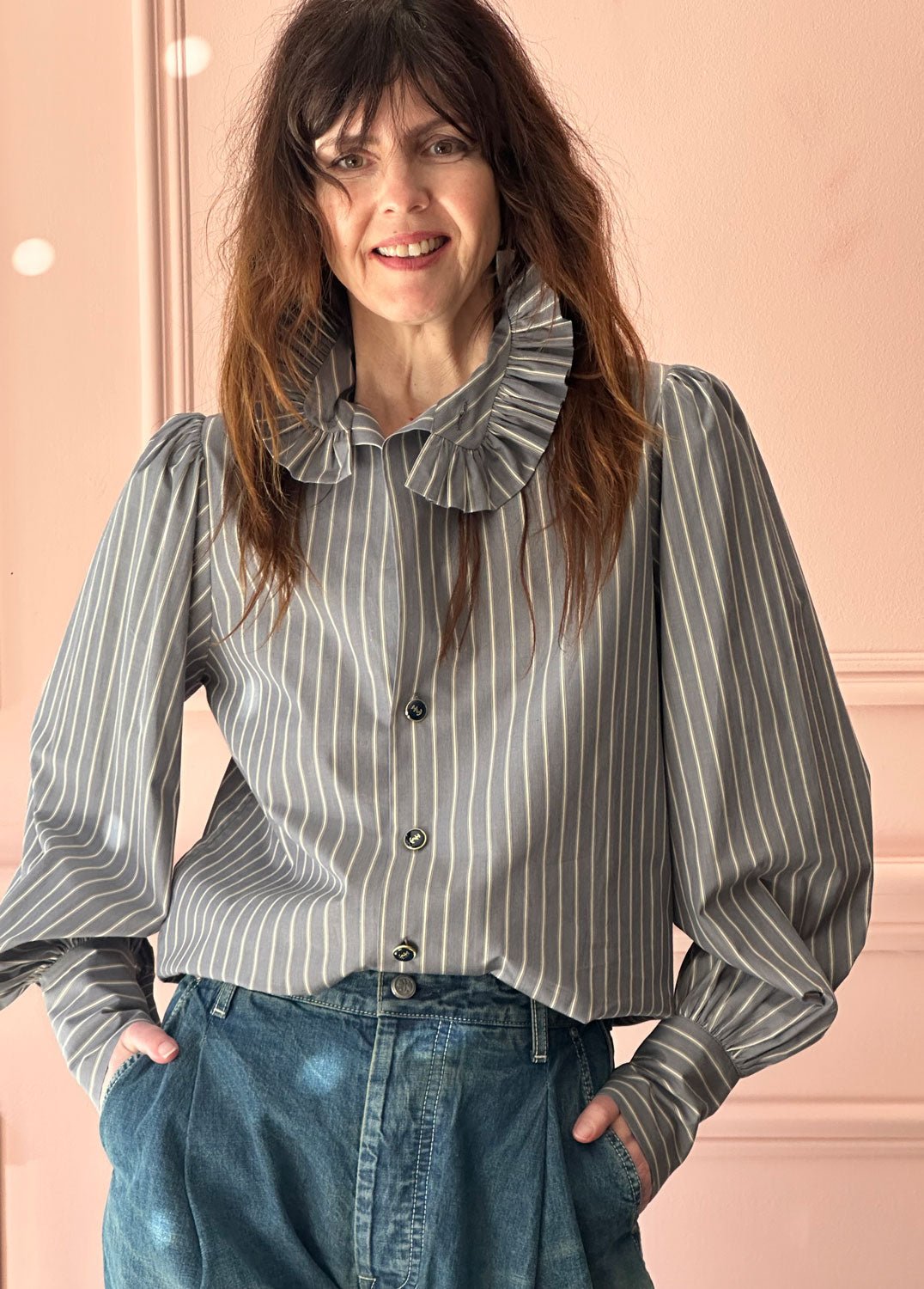 LES PRAIRIES DE PARIS - Shirt Josephine in Nuit
