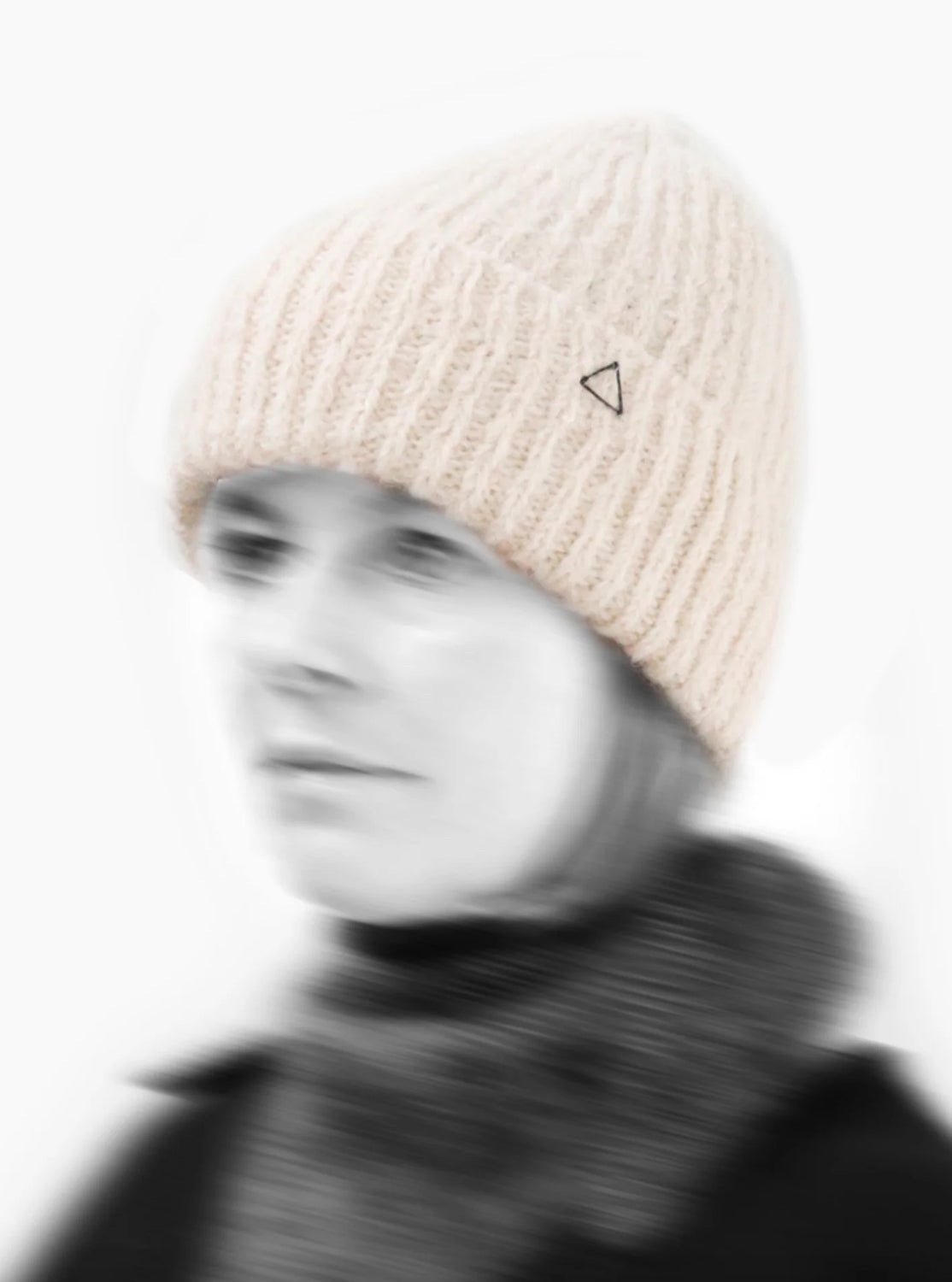KARAKORAM - Knitted Soft Chunky Hat in Ivory