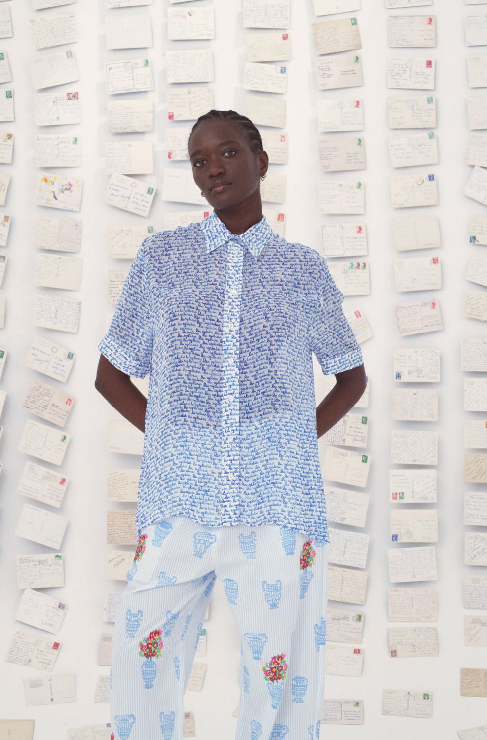 MII COLLECTION - Karine Shirt in Turkish Blue
