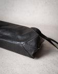 LIHANN GEORGE - Matte Natural Grain Leather ELLI Bag in Black